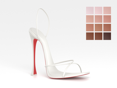 Second Life Marketplace - Salvadori - Nude 'Francis' Strappy Sandals
